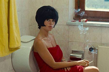 Brigitte Bardot als Camille Javal in einer Szene des Films "Die Verachtung".