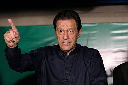 Ex-Premierminister Imran Khan befindet sich derzeit in Untersuchungshaft.