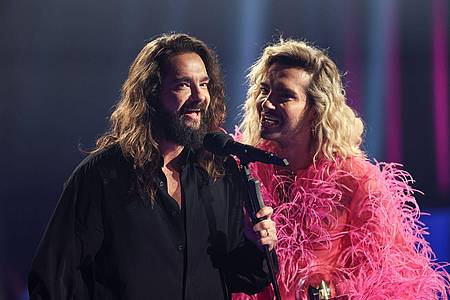 Ihre Chancen auf eine «The Voice»-Sieg schwinden: Tom (l) und Bill Kaulitz von der Band Tokio Hotel.